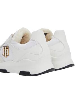 Zapatillas Tommy Hilfiger Running Blancas Mujer