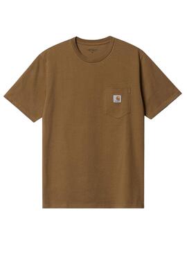 Camiseta Carhartt Pocket Jasper Marrón Para Hombre