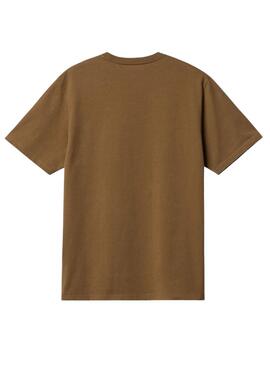 Camiseta Carhartt Pocket Jasper Marrón Para Hombre