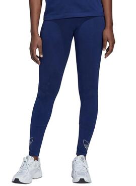 Leggings Adidas Trefoil Marina Para Mujer