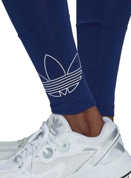 Leggings Adidas Trefoil Marina Para Mujer