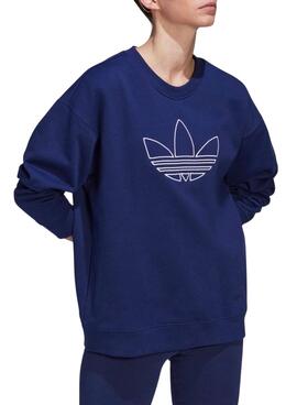 Sudadera Adidas Oversized Marina Para mujer