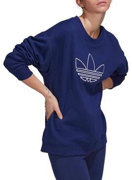 Sudadera Adidas Oversized Marina Para mujer