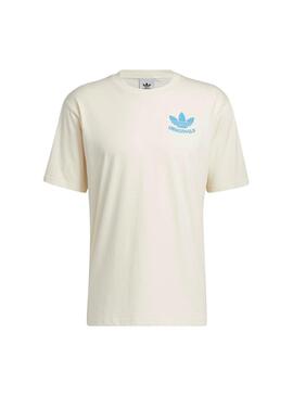 Camiseta Adidas Happy Earth Blanca Para Hombre