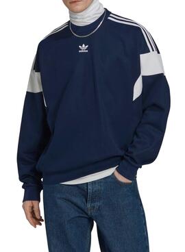 Sudadera Adidas Adicolor Classics Cut Line Marina