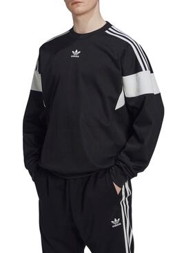 Sudadera Adidas Adicolor Classics Cut Line Negra