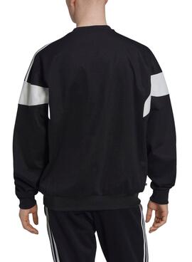 Sudadera Adidas Adicolor Classics Cut Line Negra 