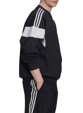 Sudadera Adidas Adicolor Classics Cut Line Negra