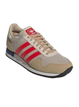 Zapatillas Adidas USA 84 Para Hombre Camel 