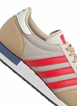 Zapatillas Adidas USA 84 Para Hombre Camel 