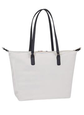 Bolso Tommy Hilfiger Poppy Tote para Mujer Blanco