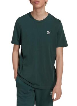 Camiseta Adidas Loungewear Adicolor Hombre Verde