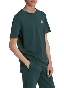 Camiseta Adidas Loungewear Adicolor Hombre Verde