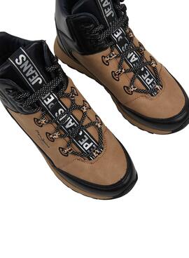 Botines Pepe Jeans Combinados Dean Mujer Camel