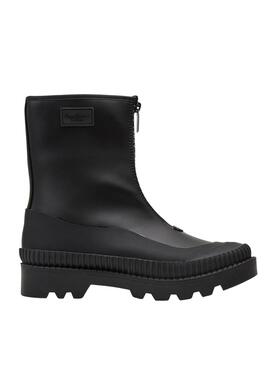 Botines Pepe Jeans Gum Zip para Mujer Negro