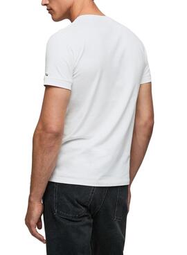 Camiseta Pepe Jeans Pintura Scotty Hombre Blanca