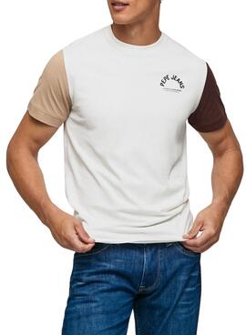 Camiseta Pepe Jeans Colorblock Silvery Hombre 