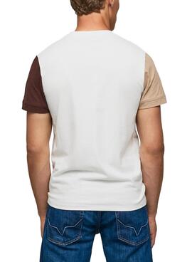 Camiseta Pepe Jeans Colorblock Silvery Hombre 