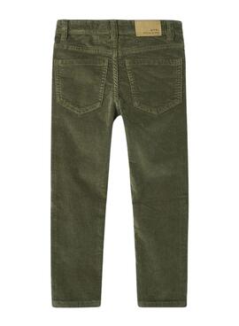 Pantalón Mayoral Slim Fit Pana para Niño Verde