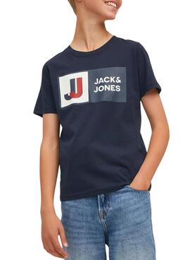 Camiseta Jack And Jones Logan para Niño Marina