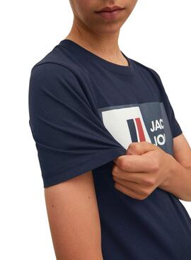 Camiseta Jack And Jones Logan para Niño Marina