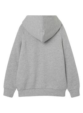 Sudadera Name It Nillinge Cremallera Niño Gris