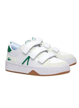 Zapatillas Lacoste L001 para Niño y Niña Blancas
