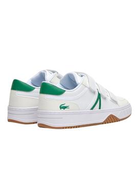 Zapatillas Lacoste L001 para Niño y Niña Blancas