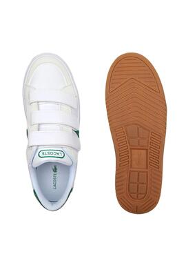 Zapatillas Lacoste L001 para Niño y Niña Blancas