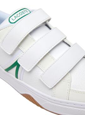 Zapatillas Lacoste L001 para Niño y Niña Blancas