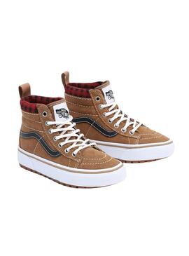 Zapatillas Vans Sk8 Hi para Niño y Niña Camel