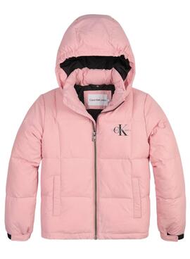 Chaqueta Calvin Klein Quilted para Niña Rosa