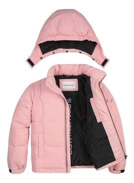 Chaqueta Calvin Klein Quilted para Niña Rosa