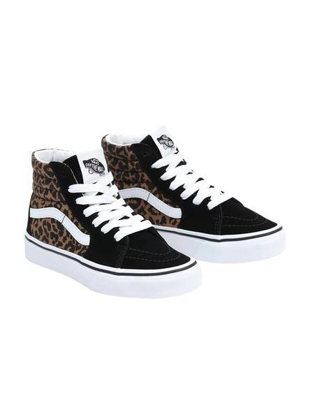 Zapatillas Vans Sk8 Hi Leopardo para Niña