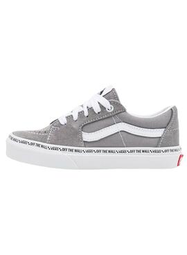 Zapatillas Vans SK8-Low para Niña y Niño Gris 