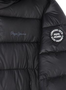 Chaqueta Pepe Jeans Aisley Acolchada Niña Negra