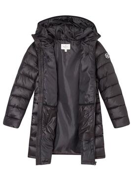 Chaqueta Pepe Jeans Aisley Acolchada Niña Negra