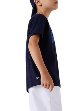 Camiseta Lacoste Sport Cocodrilo para Niño Negro