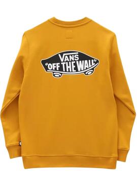 Sudadera Vans Exposition Check para Niño Amarilla