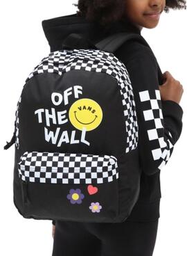 Mochila Vans Smile para Niña Negra