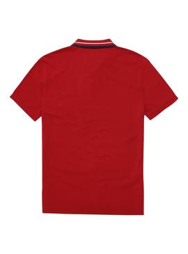 Polo Tommy Jeans Clasico Rojo Hombre