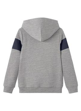 Sudadera Name It Nallon Capucha para Niño Gris