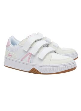 Zapatillas Lacoste L001 Velcro para Mini Blanca