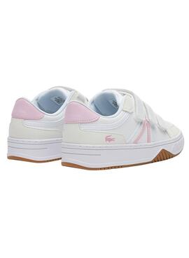 Zapatillas Lacoste L001 Velcro para Mini Blanca