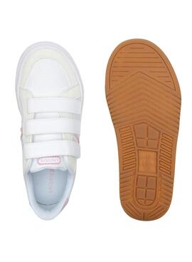 Zapatillas Lacoste L001 Velcro para Mini Blanca