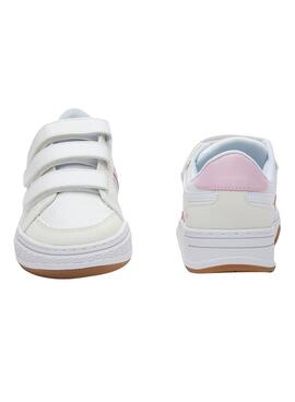 Zapatillas Lacoste L001 Velcro para Mini Blanca