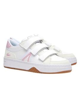 Zapatillas Lacoste L001 Court para Niña Blanca