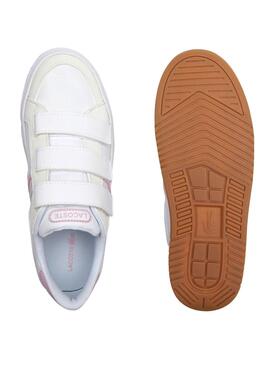 Zapatillas Lacoste L001 Court para Niña Blanca