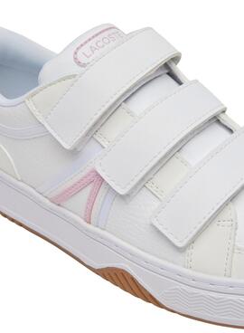 Zapatillas Lacoste L001 Court para Niña Blanca