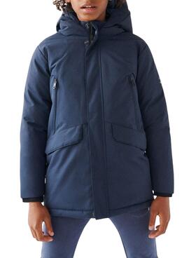 Chaqueta Ecoalf Ice Impermeable para Niño Marina